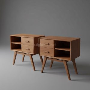 Nakas Retro Klasik Kayu Jati Minimalis