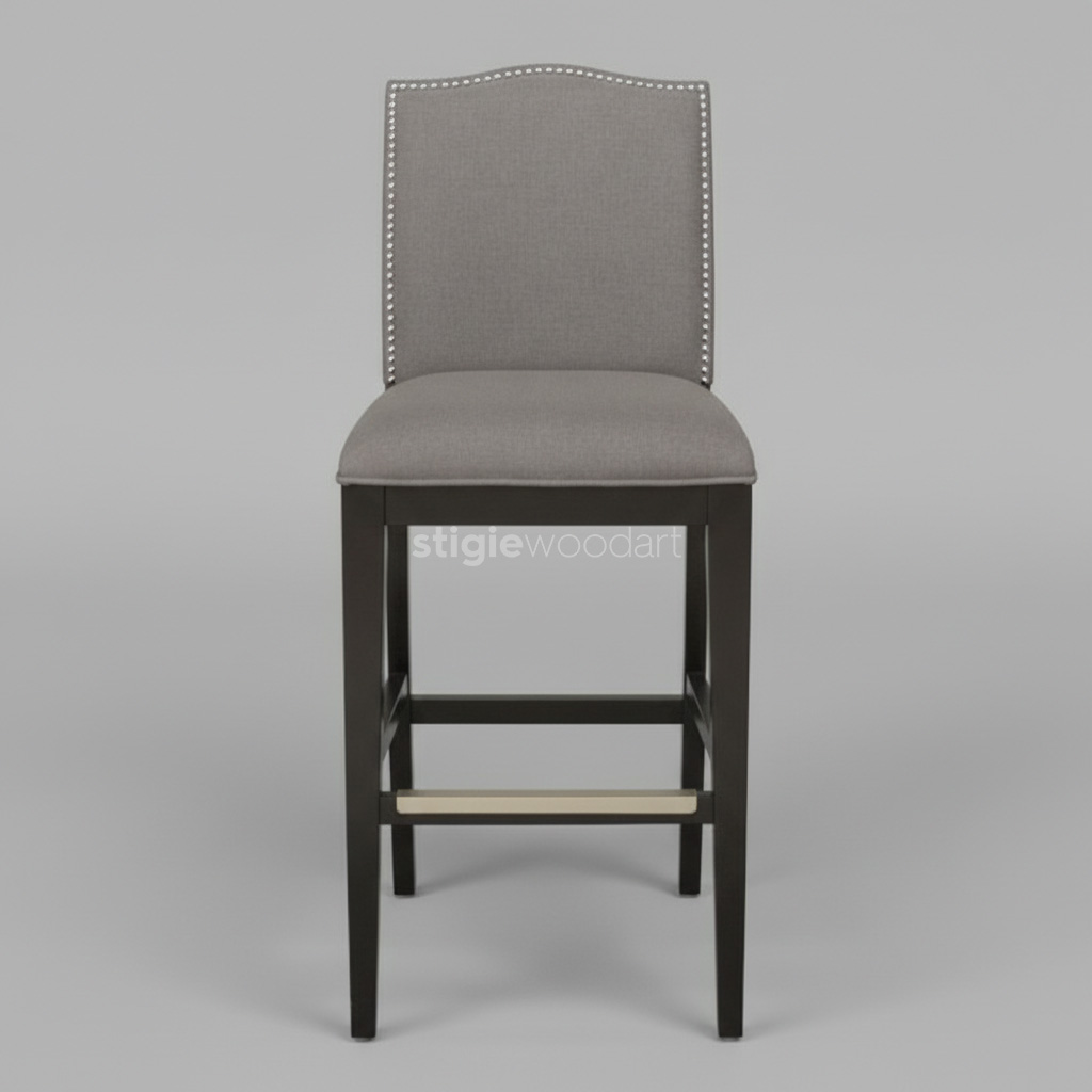 Kursi Bar Kayu Jati Minimalis Modern - Gambar 4