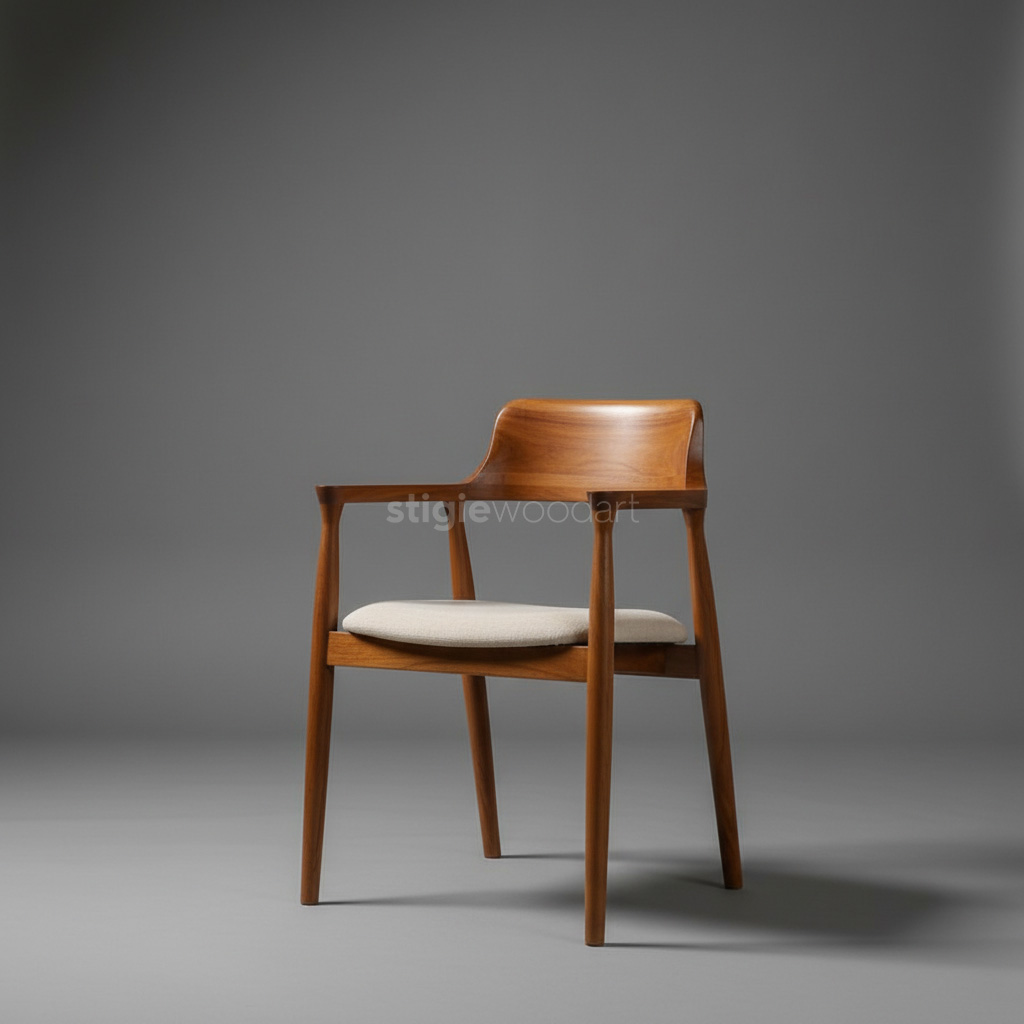 Kursi Cafe Kayu Jati Minimalis Modern
