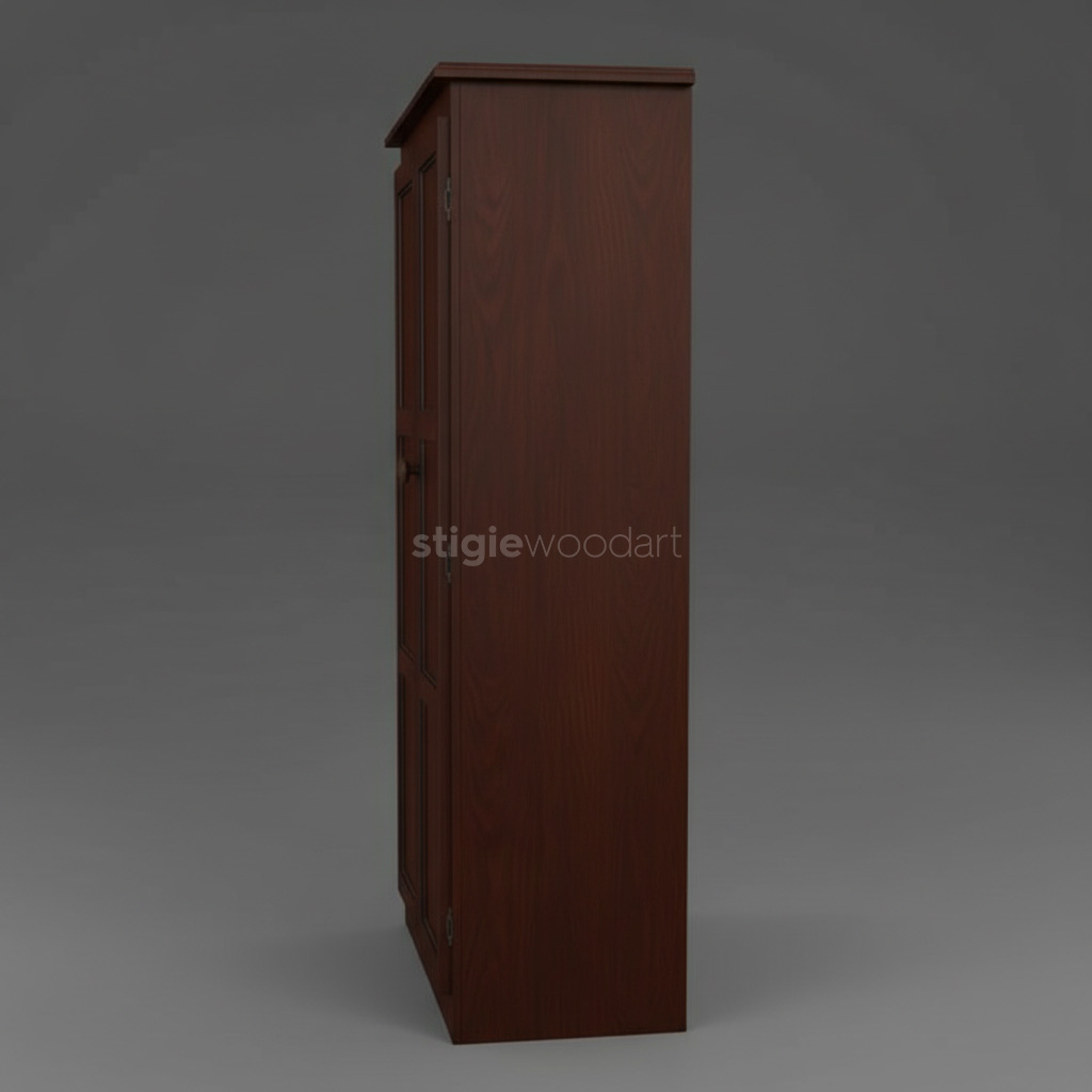 Lemari Minimalis Kayu Jati Solid - Gambar 4