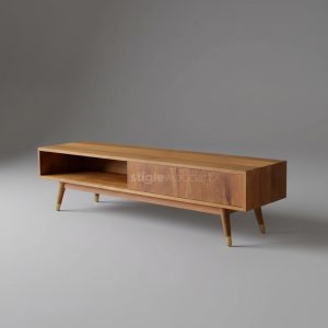 Meja Tv Retro Klasik Minimalis Kayu Jati