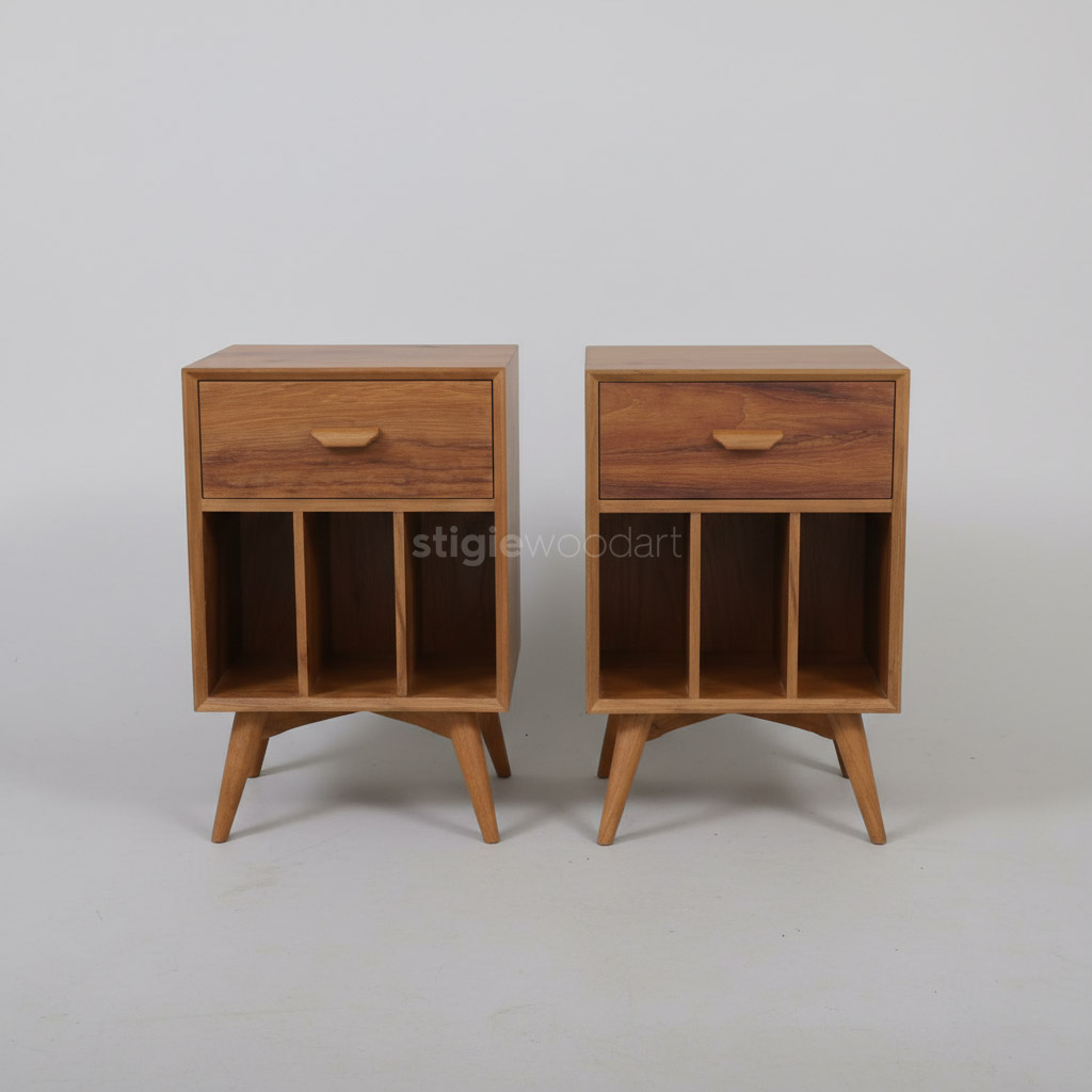 Nakas Kayu Jati Klasik Minimalis Modern - Gambar 2