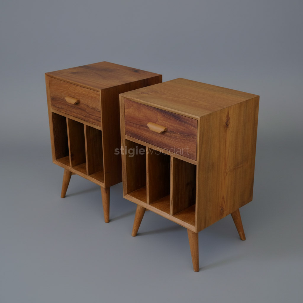 Nakas Kayu Jati Klasik Minimalis Modern
