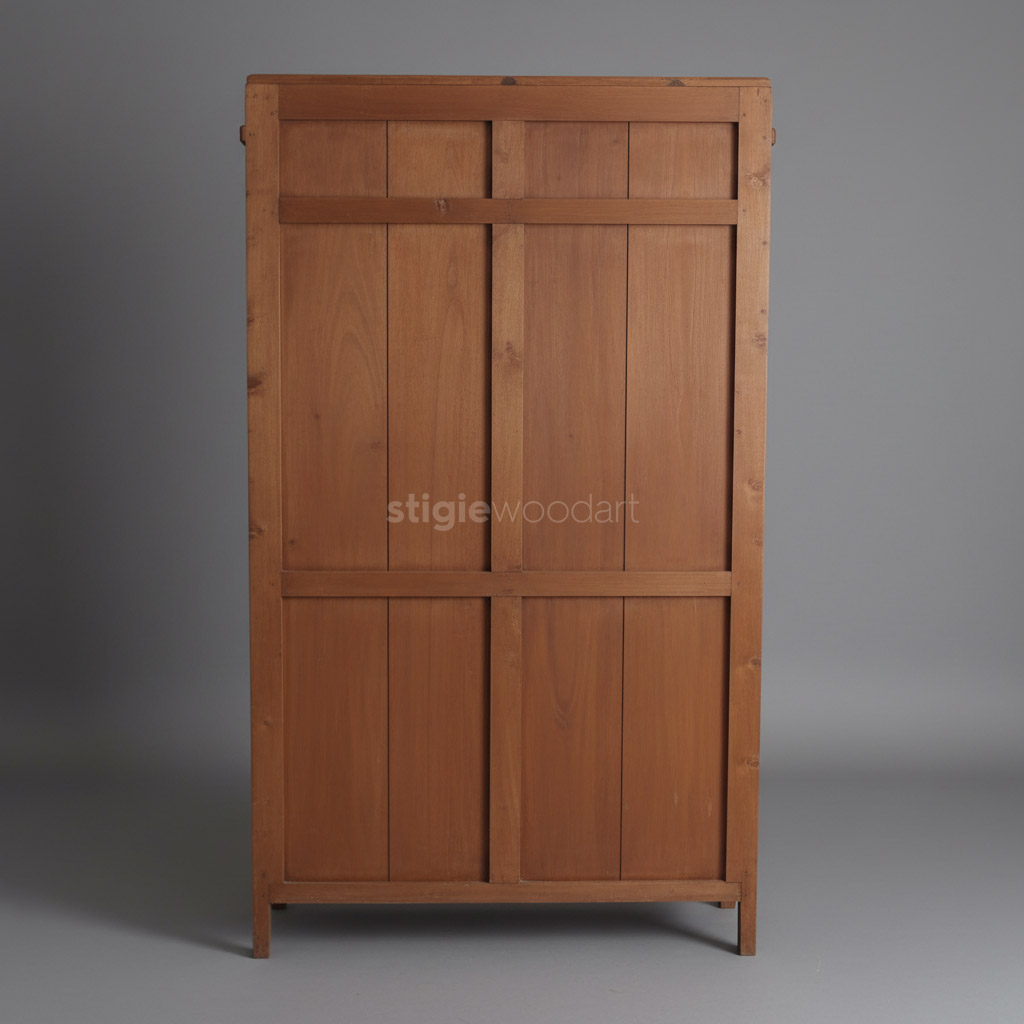 Rak Buku Bookshelf Vintage Kayu Jati Minimalis - Gambar 4