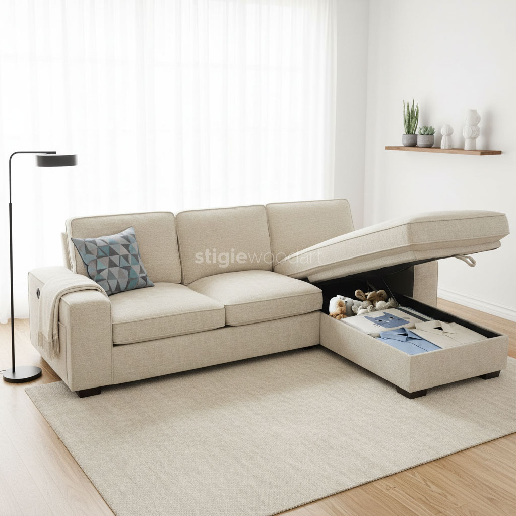 Sofa L Minimalis Modern Premium - Gambar 4