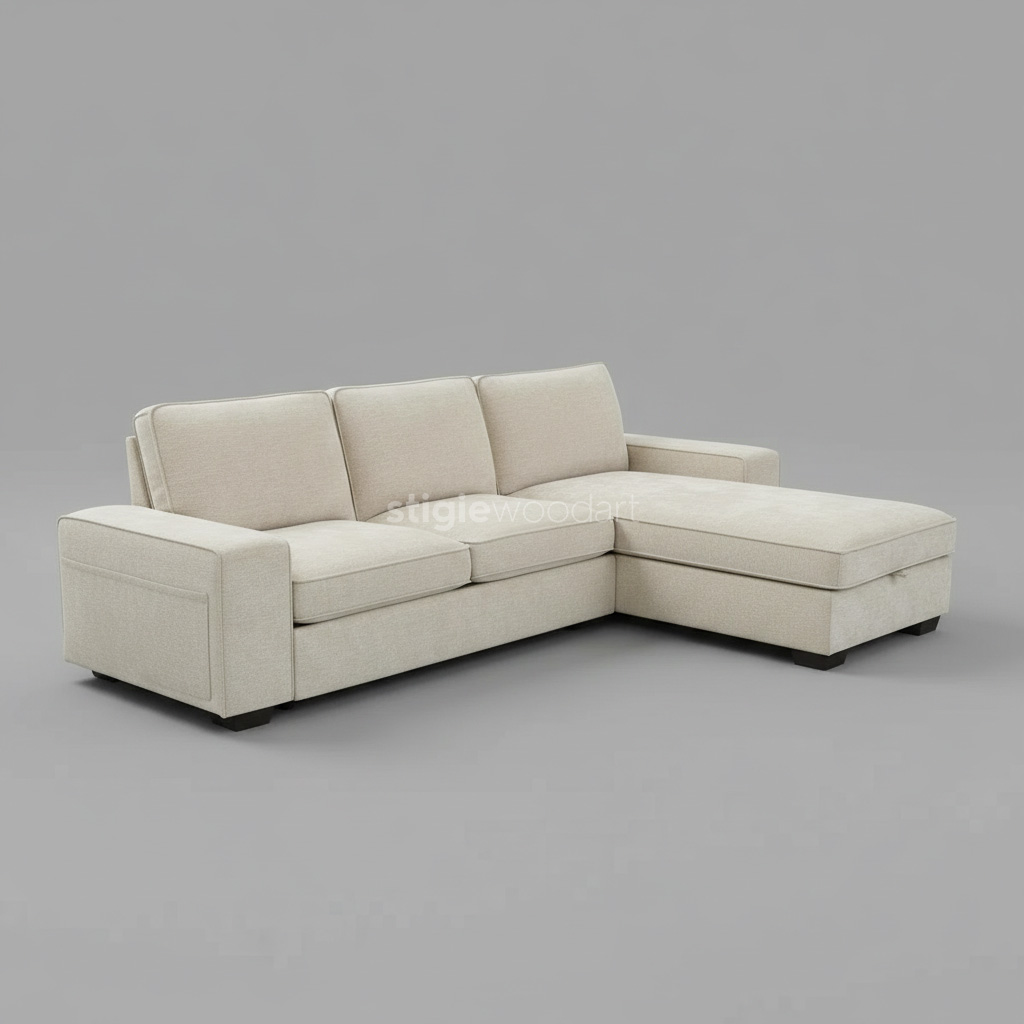 Sofa L Minimalis Modern Premium