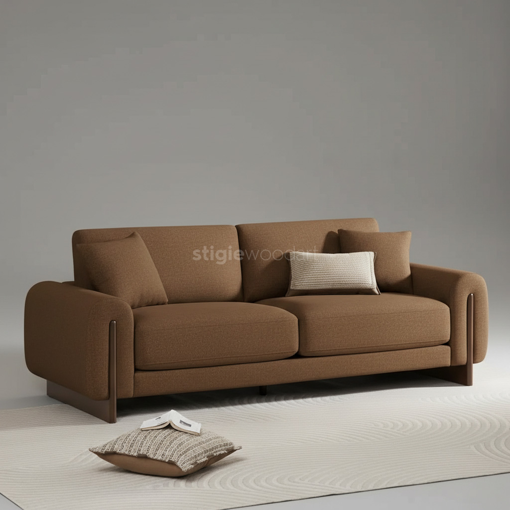 Sofa Ruang Tamu Minimalis Modern 2 Dudukan - Gambar 5
