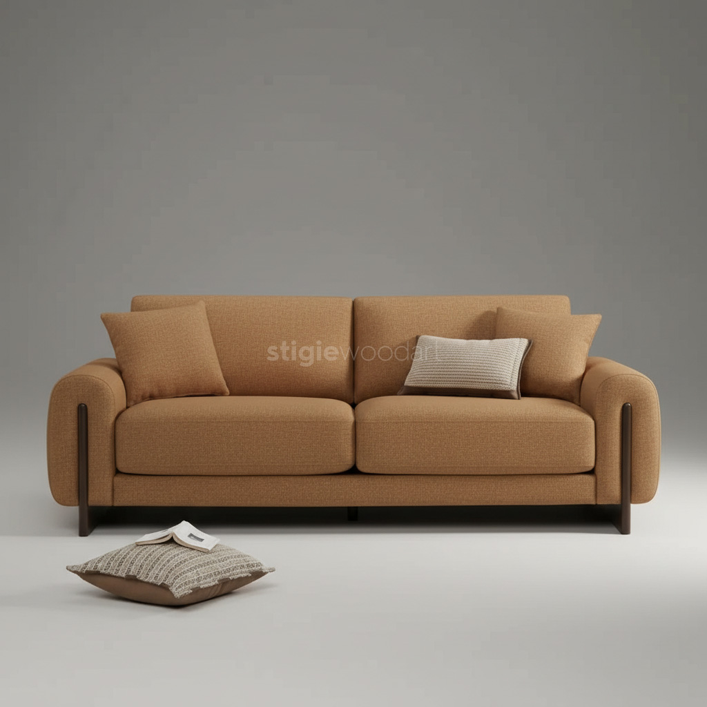 Sofa Ruang Tamu Minimalis Modern 2 Dudukan - Gambar 4