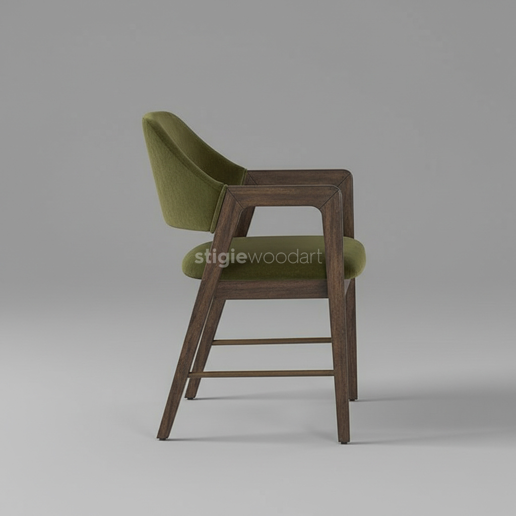 Kursi Makan Kayu Jati Solid Minimalis - Gambar 5