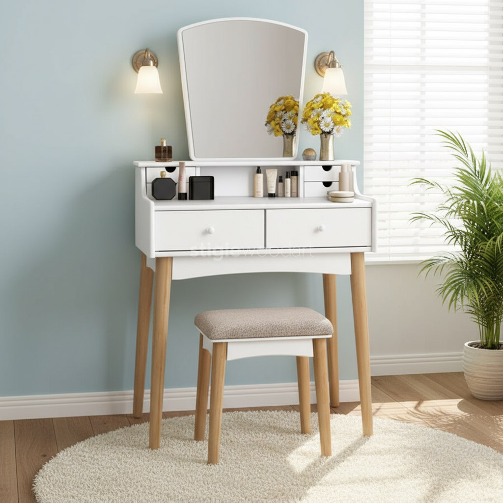 Set Meja Rias Duco Minimalis Modern - Gambar 2