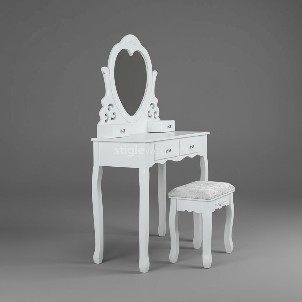 Set Meja Rias Minimalis Duco Elegan - Gambar 5
