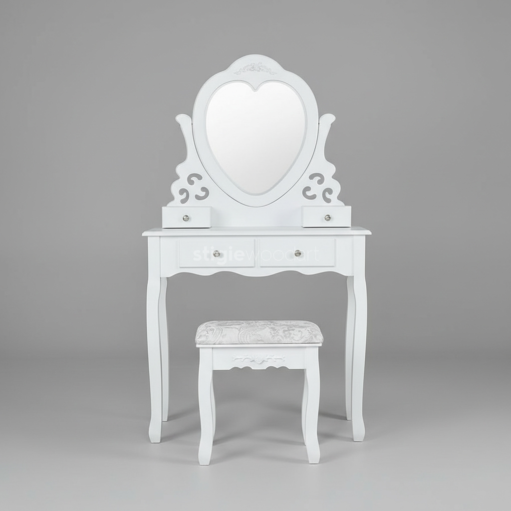 Set Meja Rias Minimalis Duco Elegan - Gambar 4