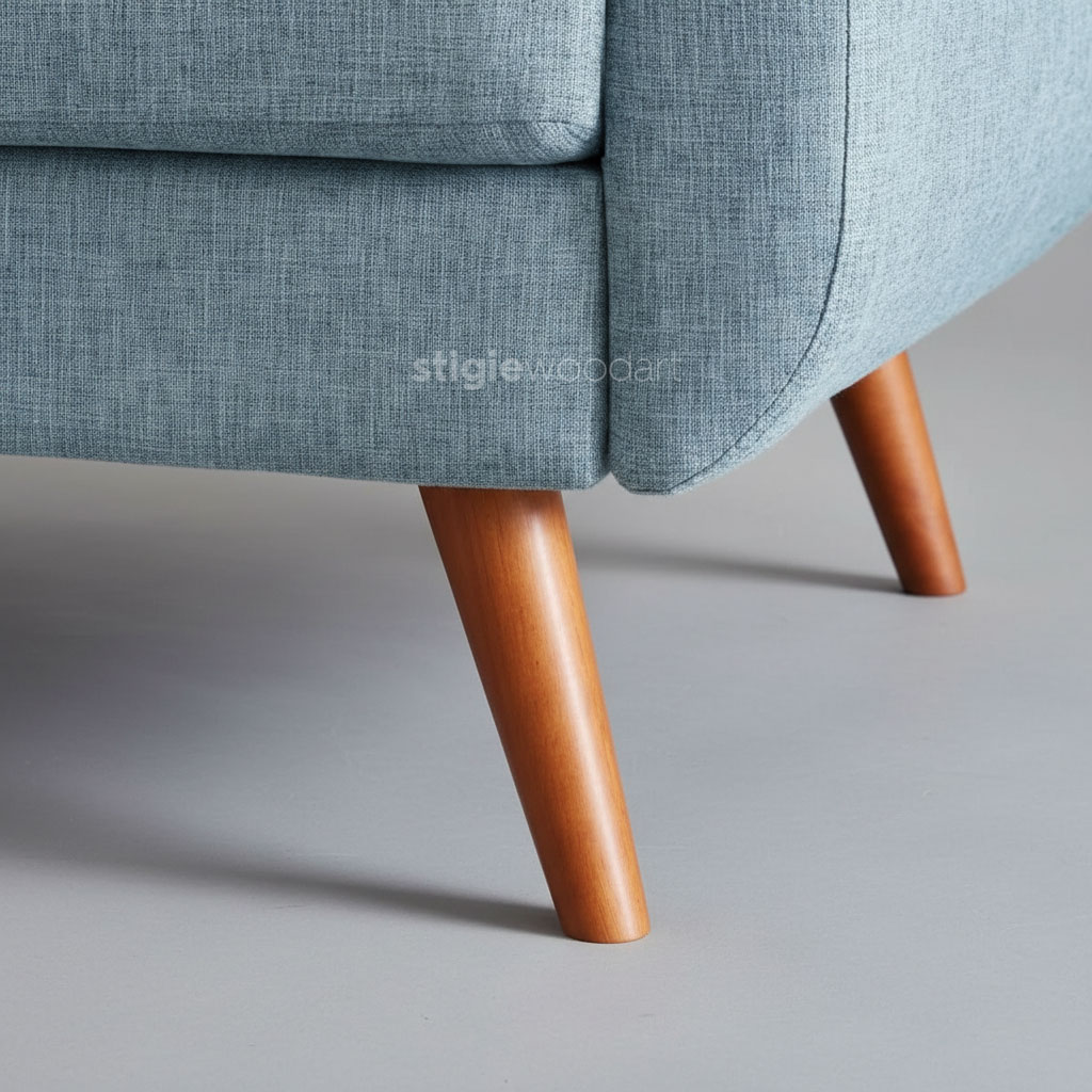 Sofa Minimalis Rangka Kayu Jati Scandinavian - Gambar 6