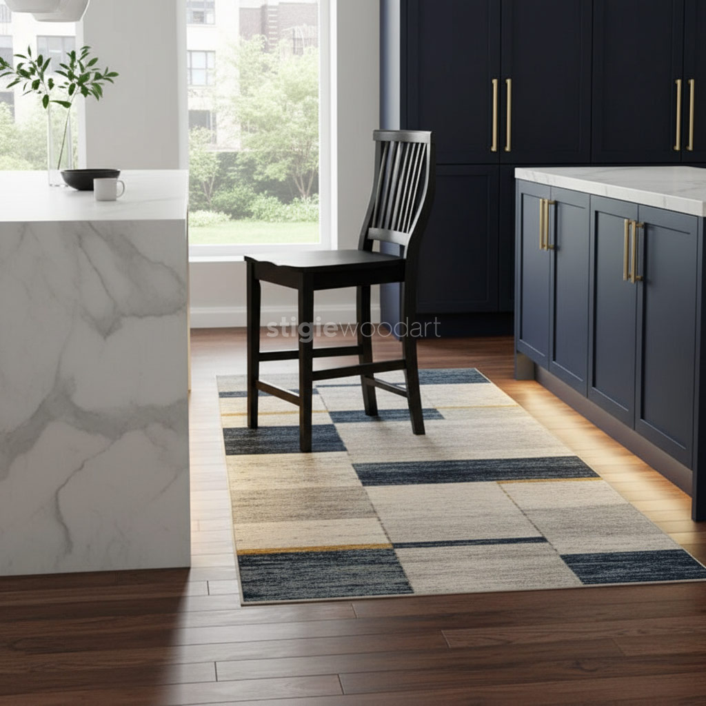 Kursi Bar Kayu Jati Minimalis Modern Elegan - Gambar 3