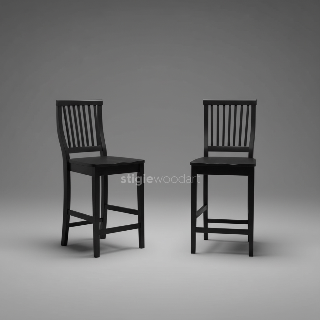 Kursi Bar Kayu Jati Minimalis Modern Elegan