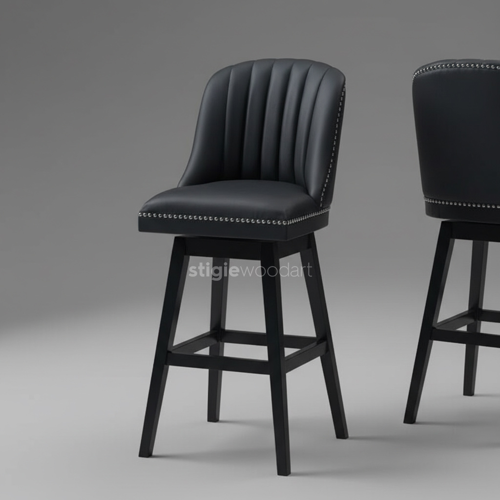 Kursi Bar Kayu Jati Minimalis Modern Terbaru - Gambar 4