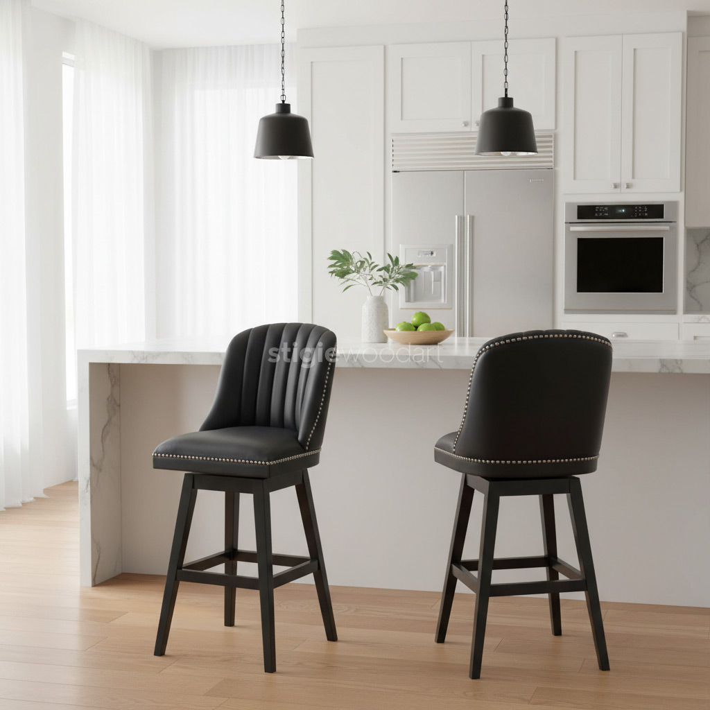 Kursi Bar Kayu Jati Minimalis Modern Terbaru - Gambar 2