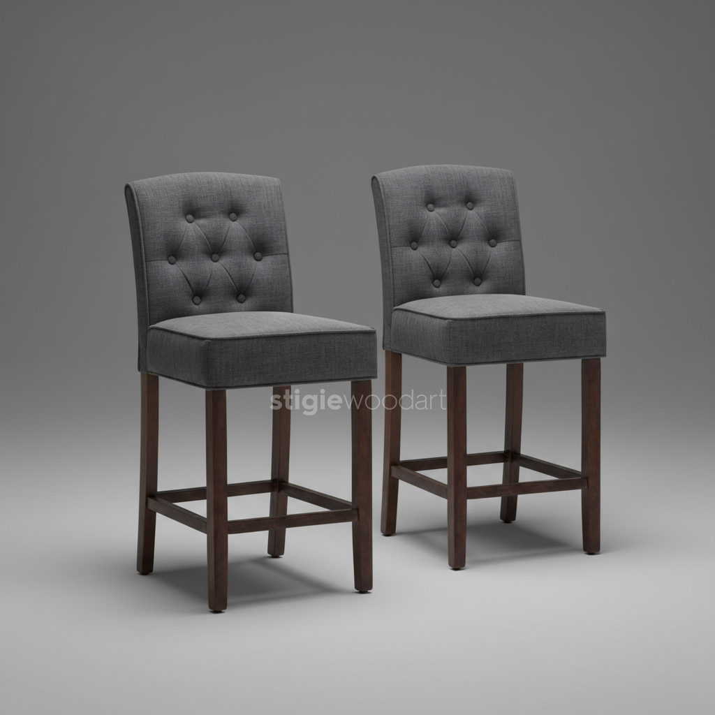Kursi Bar Minimalis Kayu Jati Elegan Modern