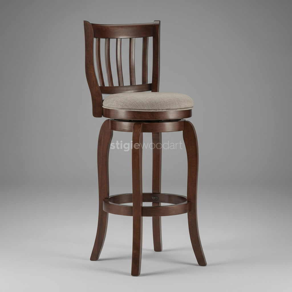 Kursi Bar Resto Kayu Jati Minimalis Elegan