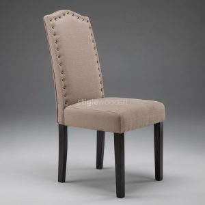 Kursi Makan Kayu Jati Upholstery Minimalis Elegan