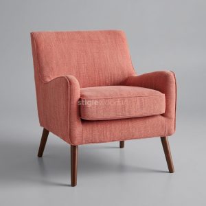 Sofa Accent Minimalis Modern Terracotta