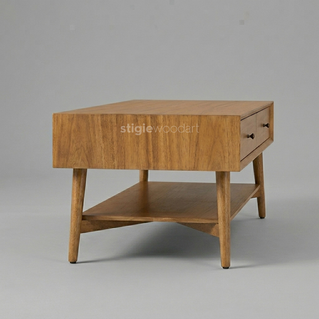 Buffet TV Kayu Jati Minimalis Modern - Gambar 5