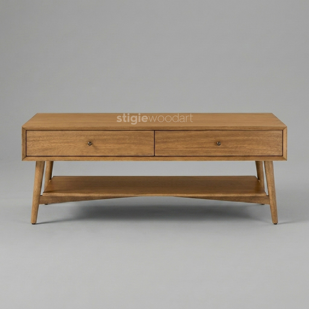 Buffet TV Kayu Jati Minimalis Modern - Gambar 3