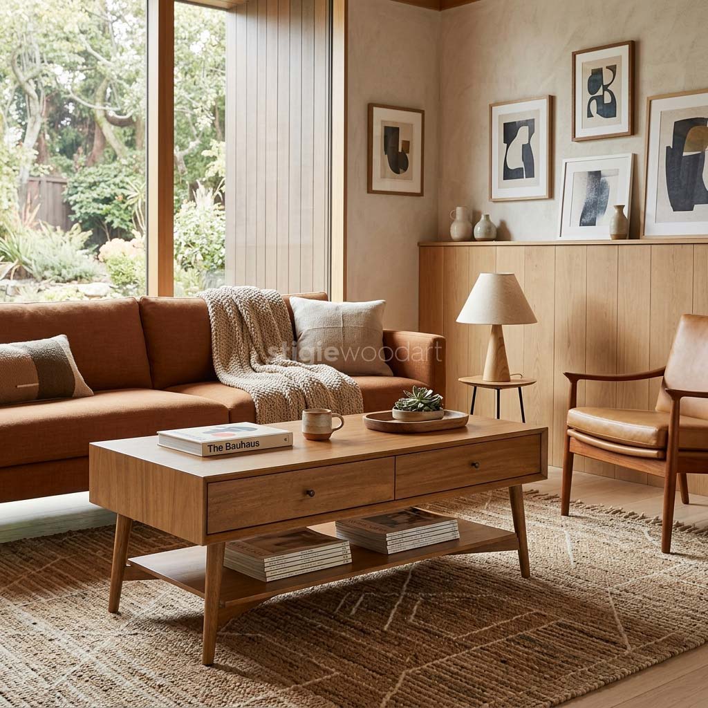 Buffet TV Kayu Jati Minimalis Modern - Gambar 2