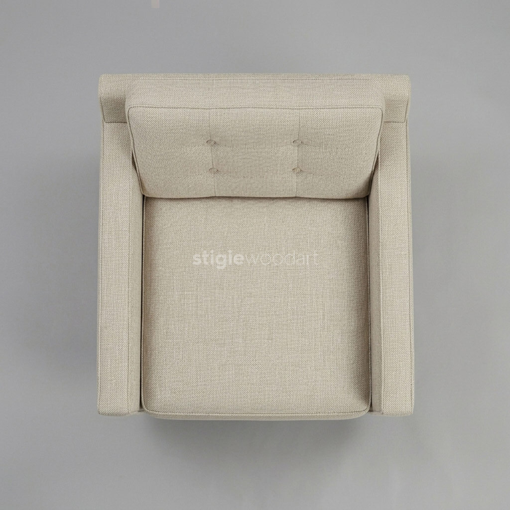 Kursi Sofa Hotel Minimalis Modern Cream - Gambar 5