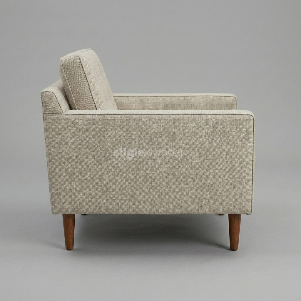 Kursi Sofa Hotel Minimalis Modern Cream - Gambar 4