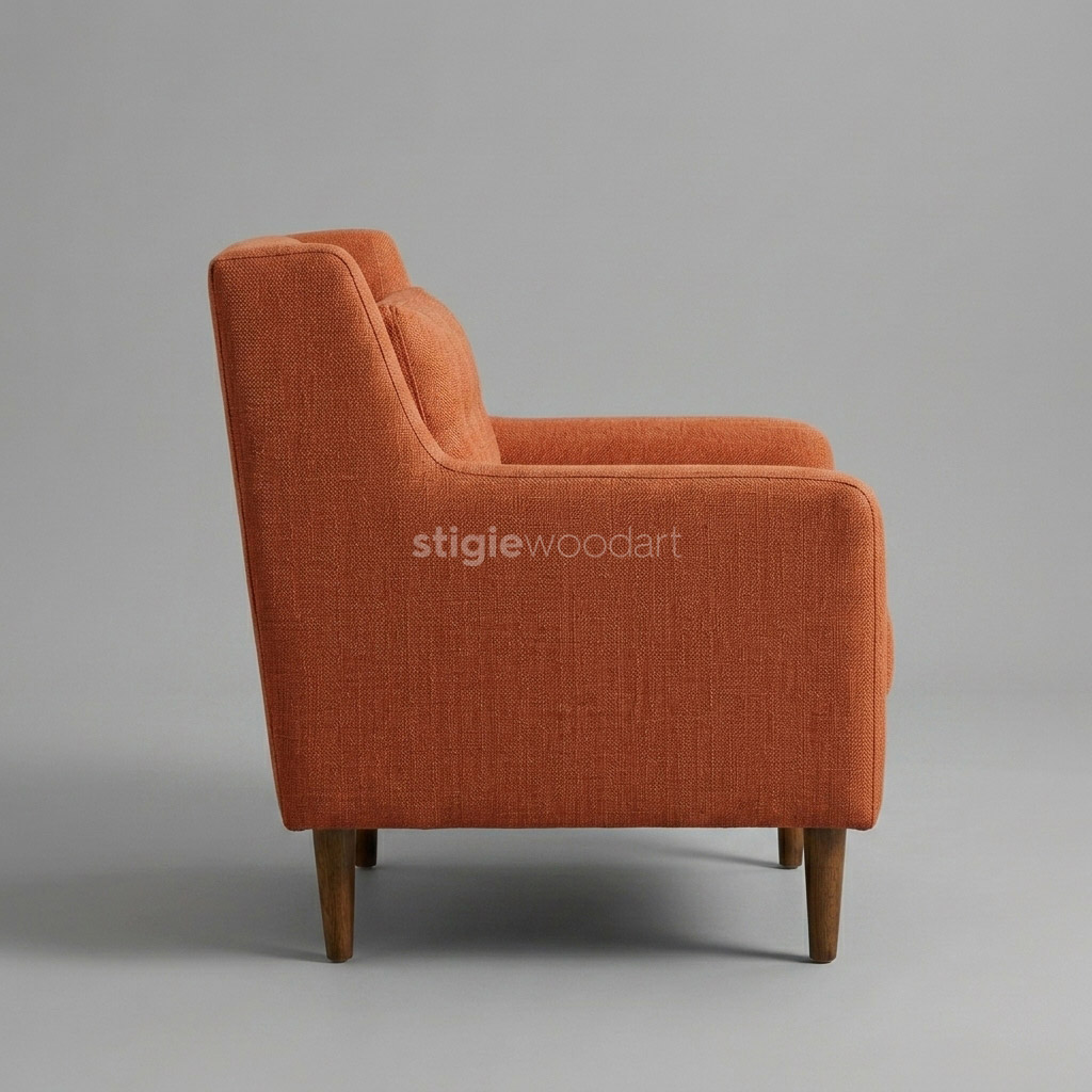Kursi Sofa Hotel Minimalis Terracotta - Gambar 4