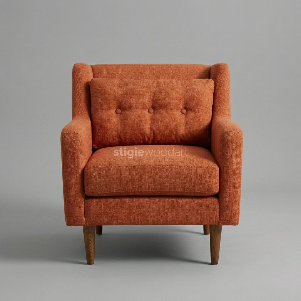 Kursi Sofa Hotel Minimalis Terracotta - Gambar 3