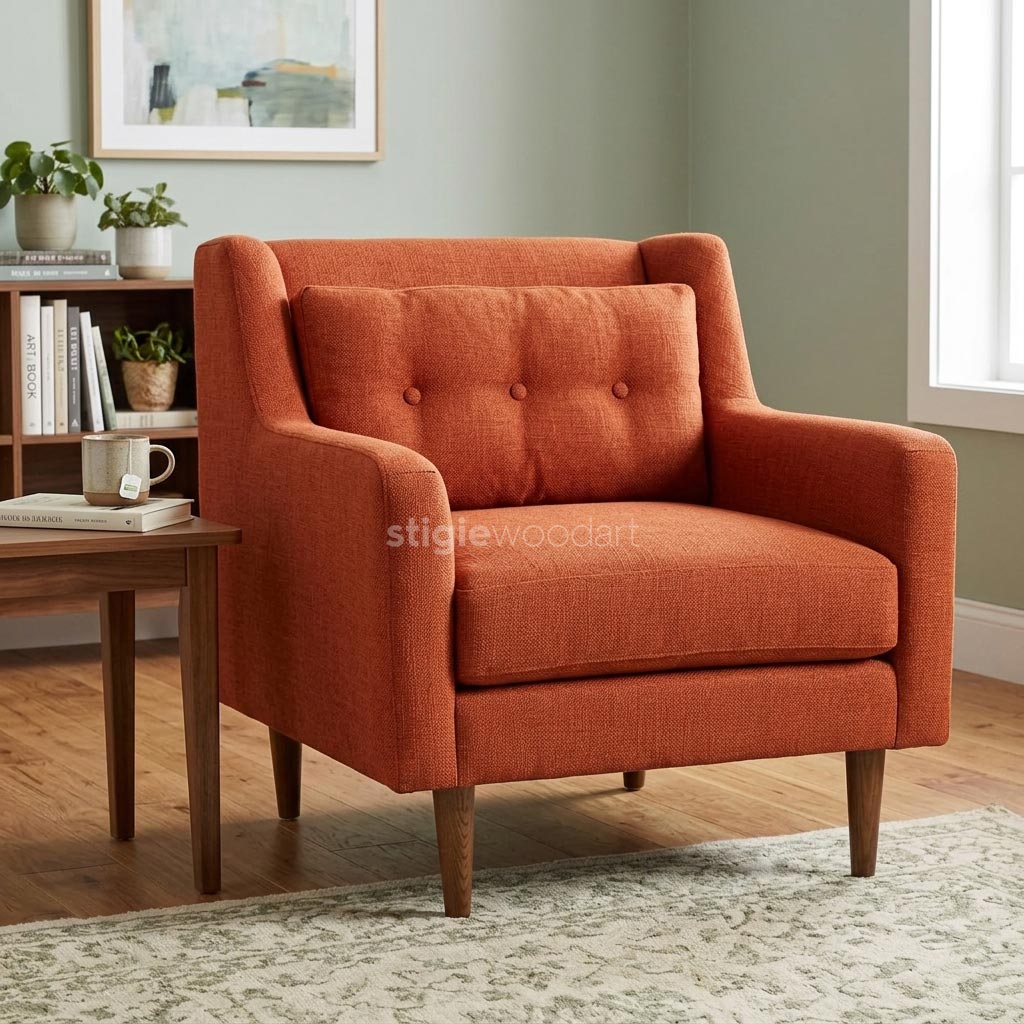 Kursi Sofa Hotel Minimalis Terracotta - Gambar 2