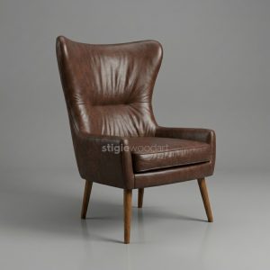 Kursi Wing Chair Vintage Modern