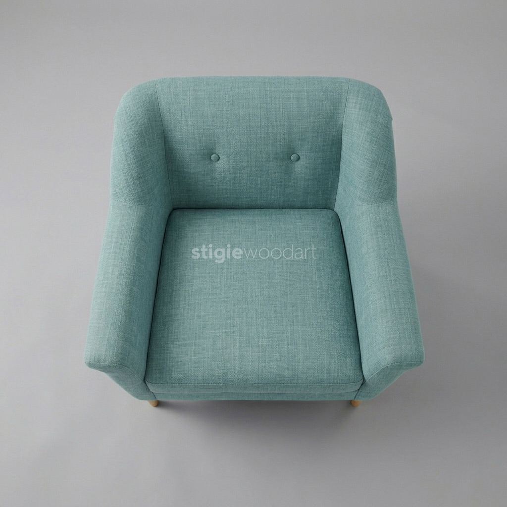 Sofa Single Hotel Minimalis Scandinavian - Gambar 5