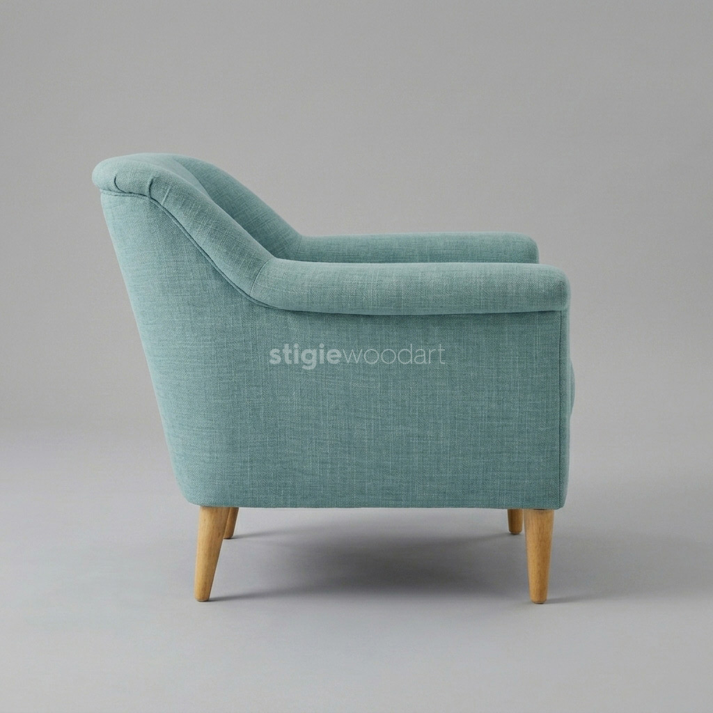 Sofa Single Hotel Minimalis Scandinavian - Gambar 4