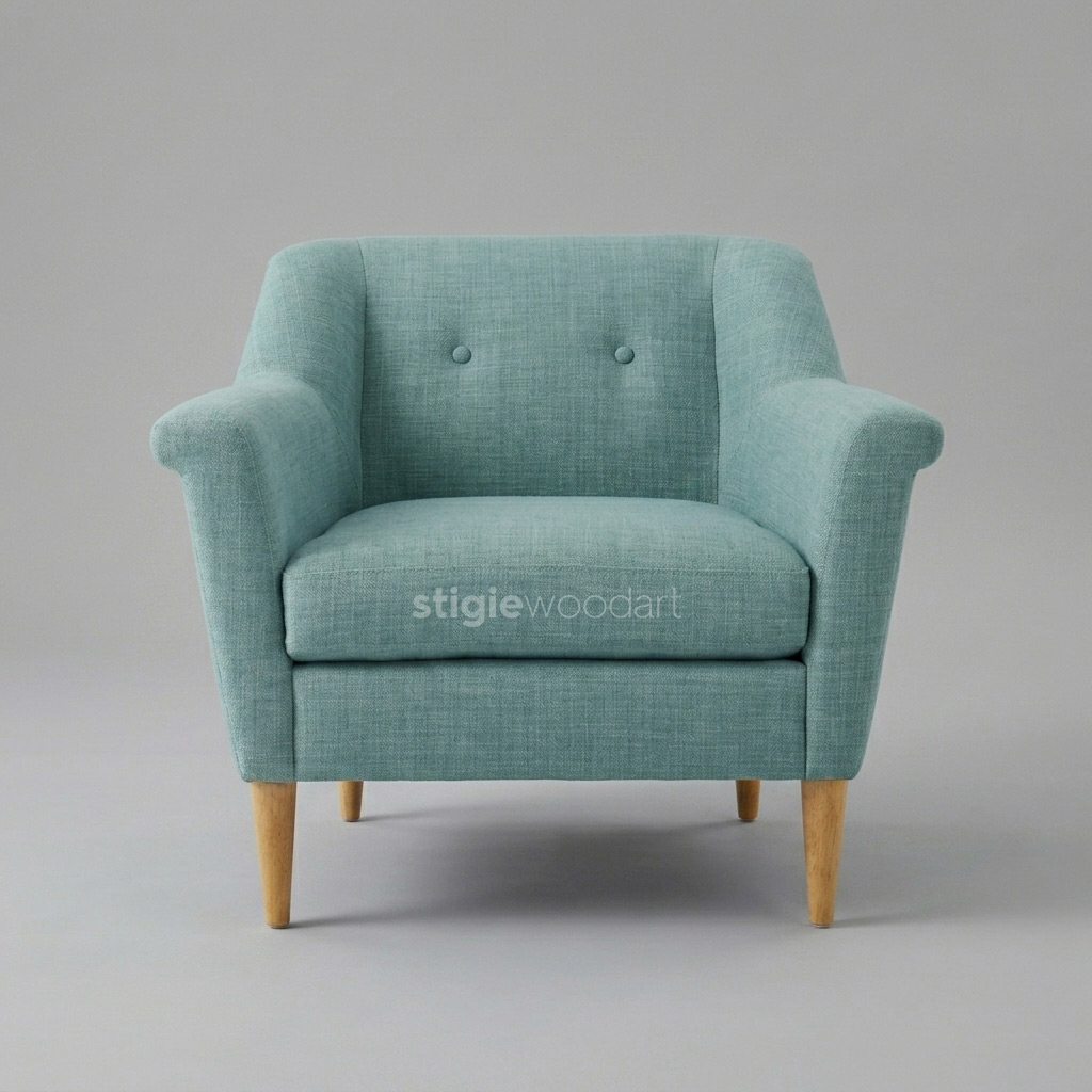 Sofa Single Hotel Minimalis Scandinavian - Gambar 3