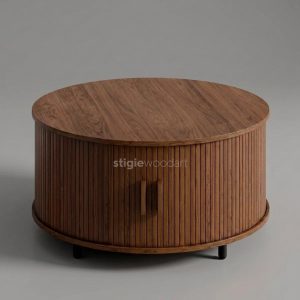 Coffee Table Kayu Jati Minimalis Vertikal