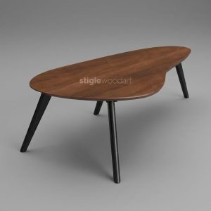 Coffee Table Natural Kayu Jati Minimalis