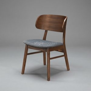 Kursi Cafe Kayu Jati Minimalis Lengkung