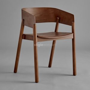 Kursi Cafe Kayu Jati Natural Minimalis