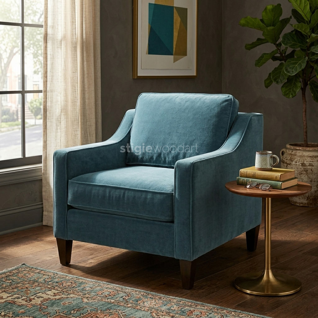 Sofa Single Cafe Minimalis Elegan - Gambar 2
