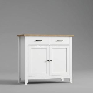 TV Cabinet Kayu Jati Minimalis Duco Elegan