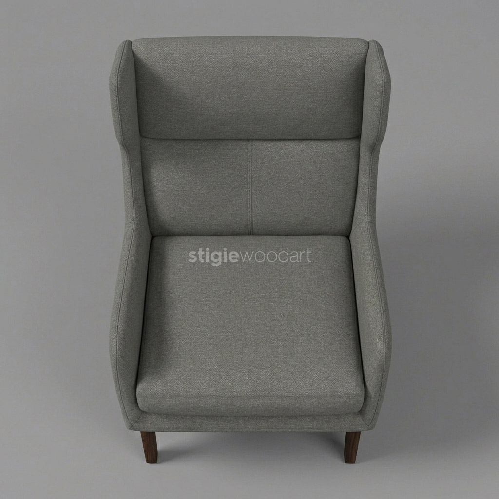Kursi Wingback Lounge Hotel Minimalis - Gambar 5