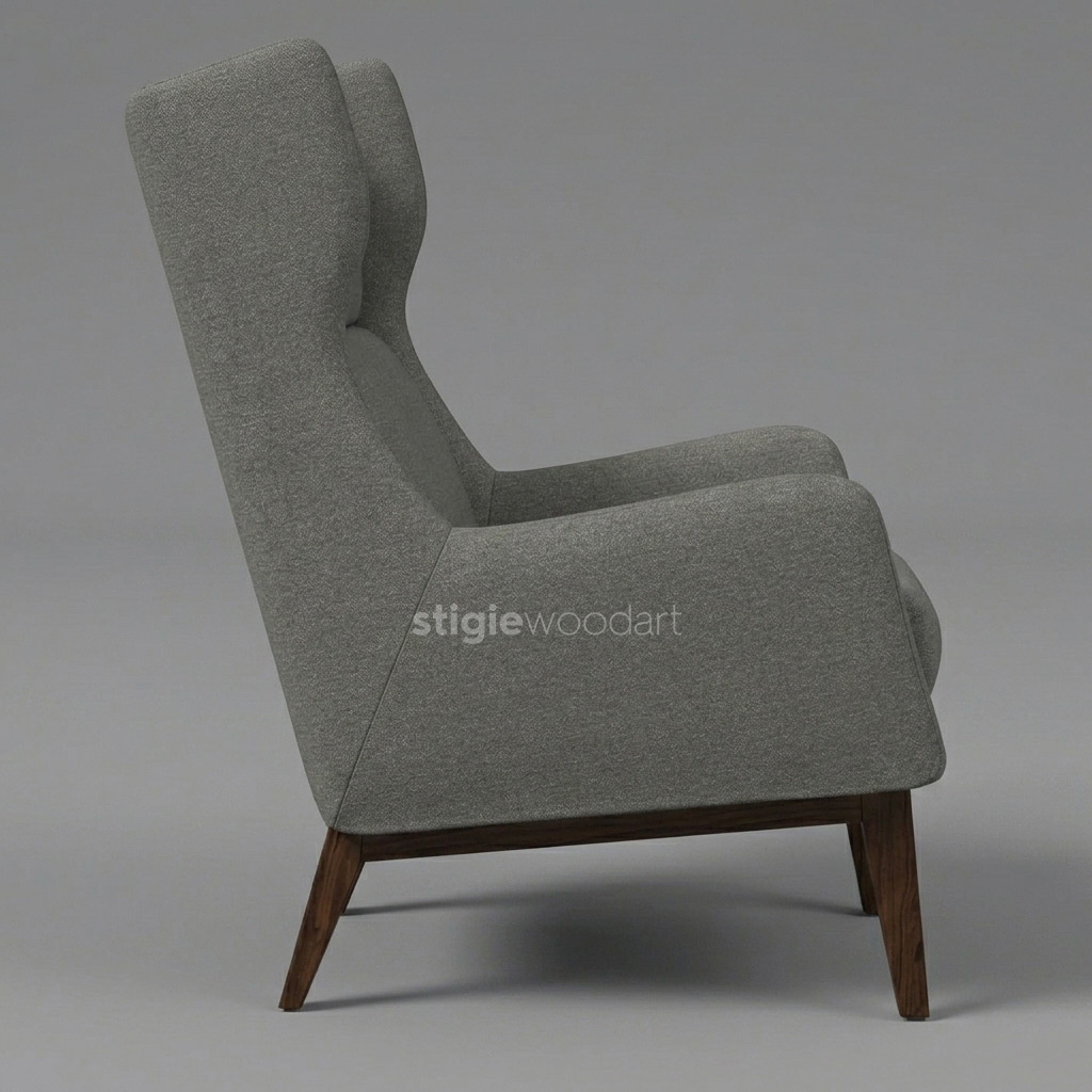 Kursi Wingback Lounge Hotel Minimalis - Gambar 4