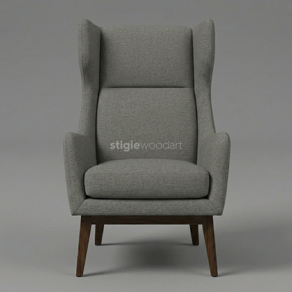 Kursi Wingback Lounge Hotel Minimalis - Gambar 3