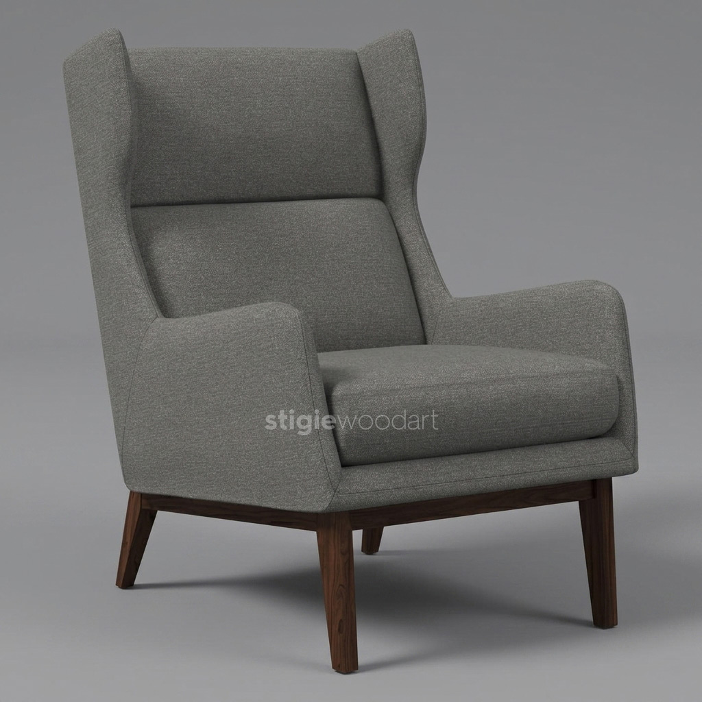Kursi Wingback Lounge Hotel Minimalis