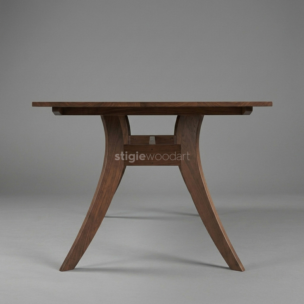 Meja Makan Hotel Kayu Jati Minimalis Modern Elegan - Gambar 5