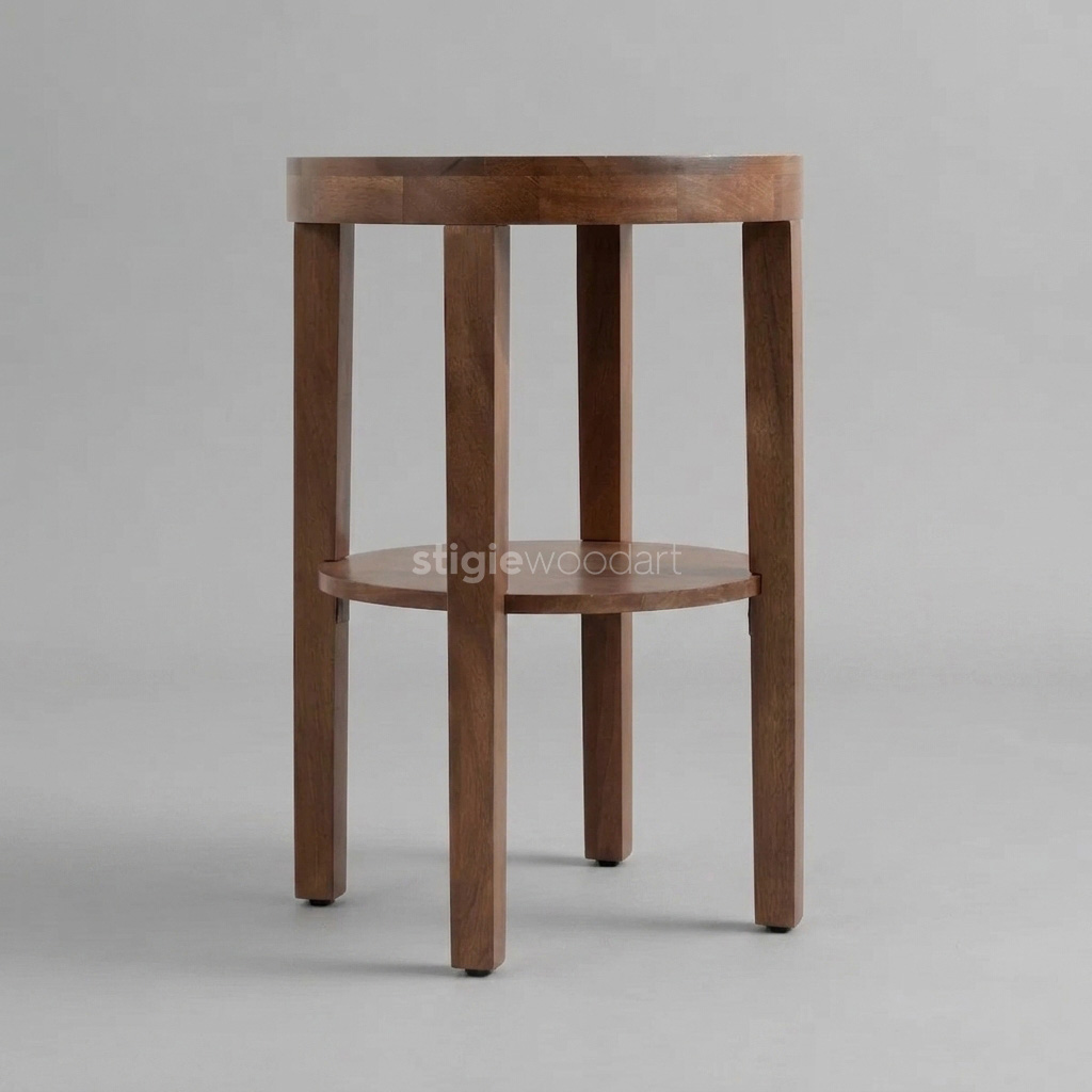 Coffee Table Kayu Jati Minimalis Fungsional - Gambar 3
