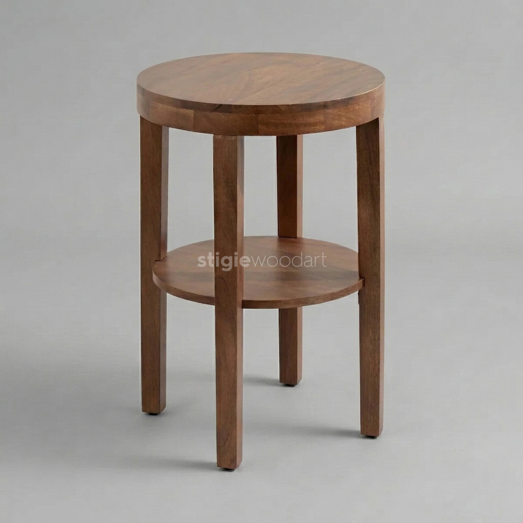 Coffee Table Kayu Jati Minimalis Fungsional